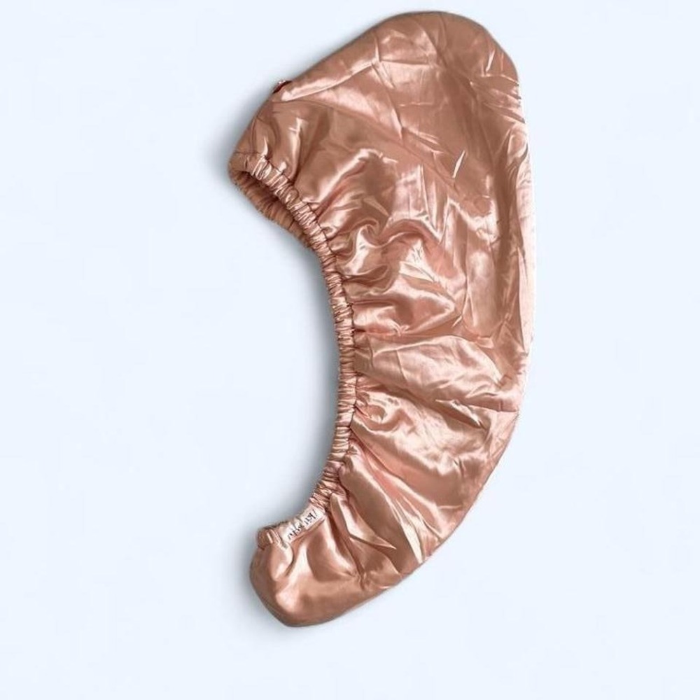Pink satin bonnet by Kitsch